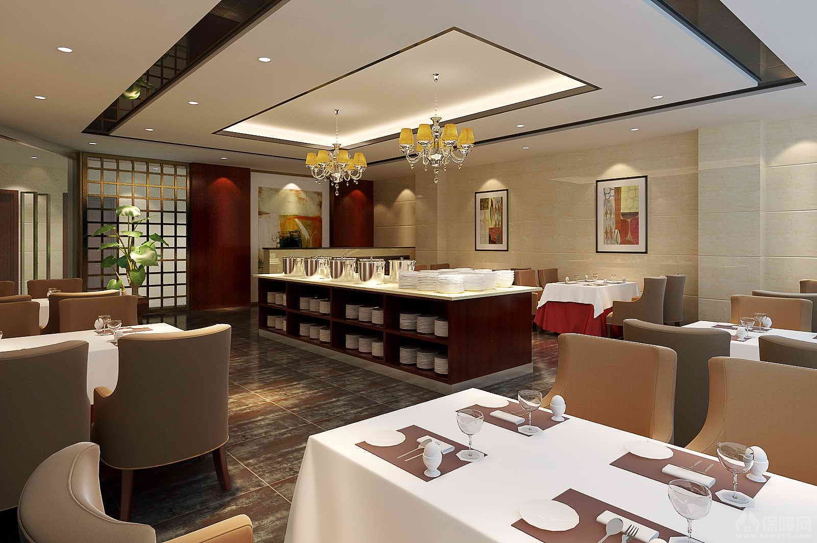 纯住宿类商务酒店，考虑节能及客户回本计划为主，大堂