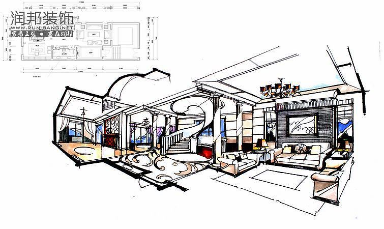 蠡湖上郡-简欧 本案例实用面积约为425平米，简欧