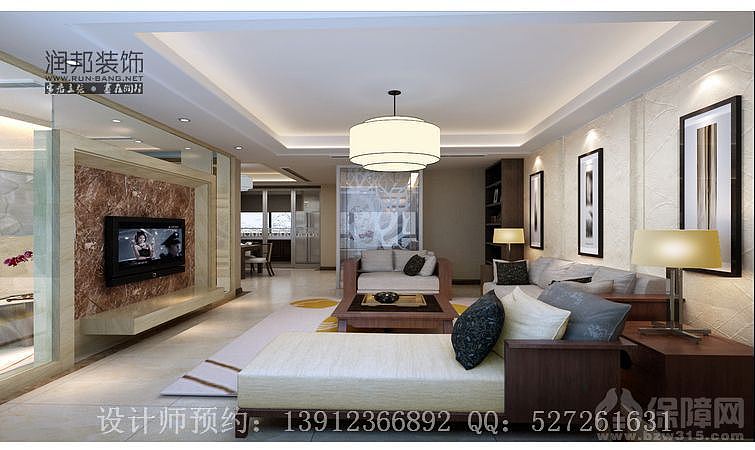 太湖国际-现代 本案例实用面积约为137平米，现代