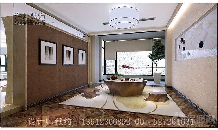 太湖国际-现代 本案例实用面积约为137平米，现代