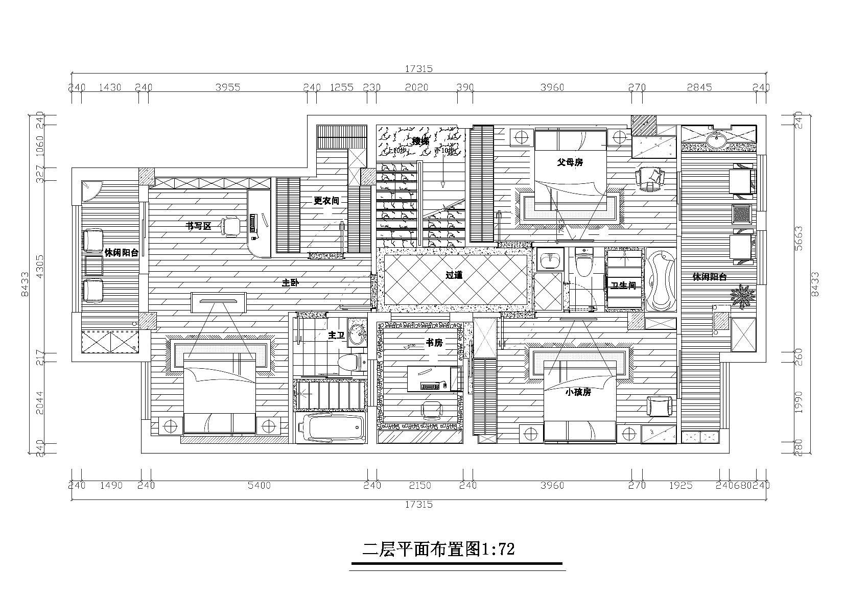 本设计方案采取新古典主义与简约欧式混搭风格处理，根
