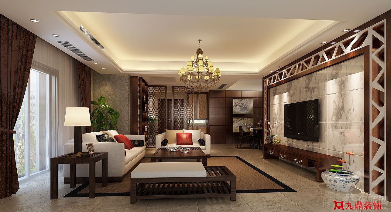 内空间以白色为主，深色做点缀，力求做到简洁、明快。