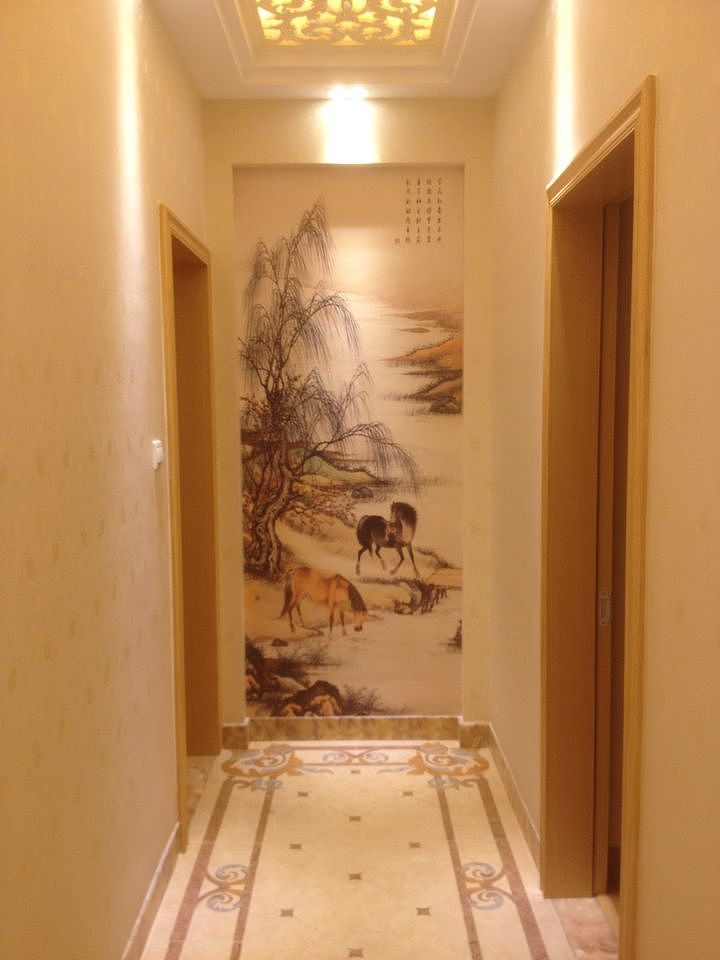 设计风格、户外有山水景、鱼池造型、花园、简欧式、豪