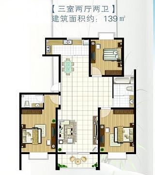 案例地址：海基悠然居业主：胡先生设计师：左琼户型：