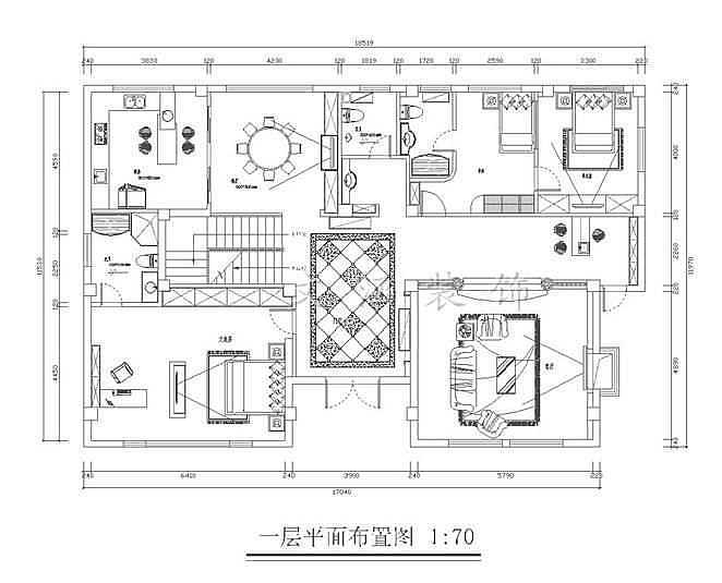  本设计方案采取简欧的设计风格， 客厅的设计是此方
