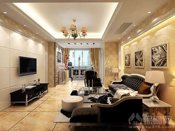  本设计方案采取简欧的设计风格， 客厅的设计是此方